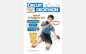 Retour sur le 1er tour du circuit Decathlon