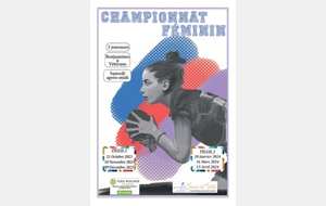 Retour championnat féminin samedi 20 janvier 2024