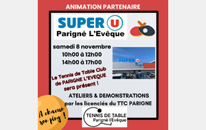 Animation super U - samedi 8 novembre