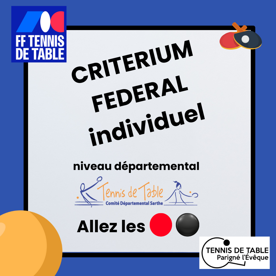 Critérium Fédéral départemental tour 1