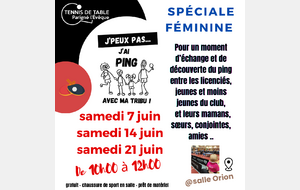 Animation Ping Tribu - spéciale Féminine 