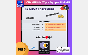 Championnat féminin Ph1 J5