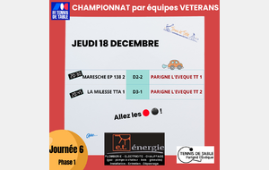 championnat vétérans Ph1 J6