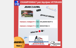 championnat vétérans Ph2 J4