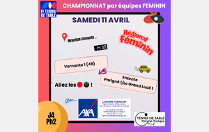 Championnat féminin Régional Ph2 J4
