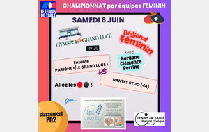 championnat régional féminin - match de classement