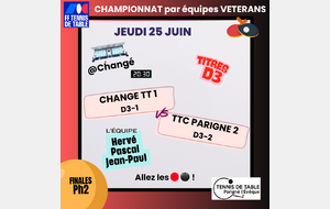 REPORTE-Titres championnat vétérans