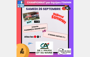 Champ. féminin Ph1 Rég. J1