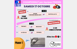 Champ. féminin Ph1 Rég. J3