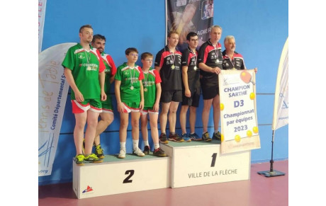 Titres par championnat par équipes 2023
