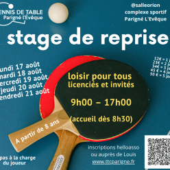 Retour sur le stage multisports du 17 au 21 aout