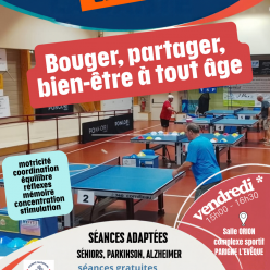Nouvelle activité : Ping Pong Santé