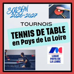 Les tournois Pays de Loire 2026-2027