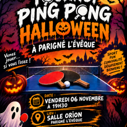 Tournoi Ping Pong Halloween
